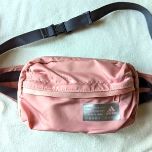 Adidas pink belt bag